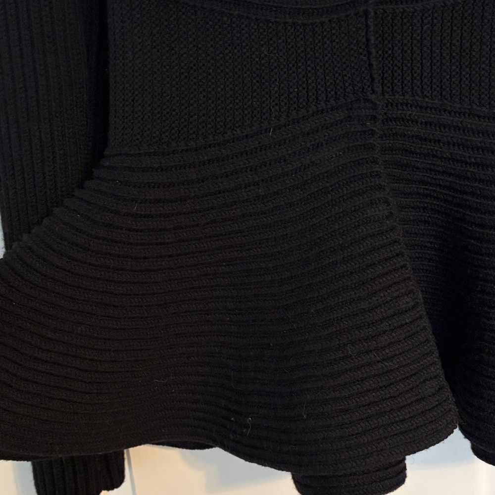 Alexander McQueen peplum rib knit sweater - Picture 4 of 5